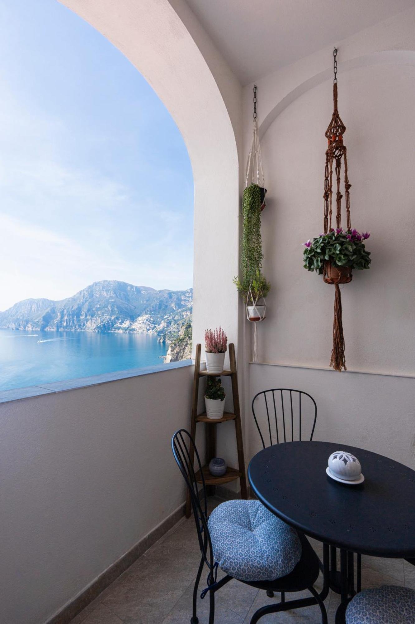 Mimi Junior Home, Central Sea View Apartment Praiano Bagian luar foto